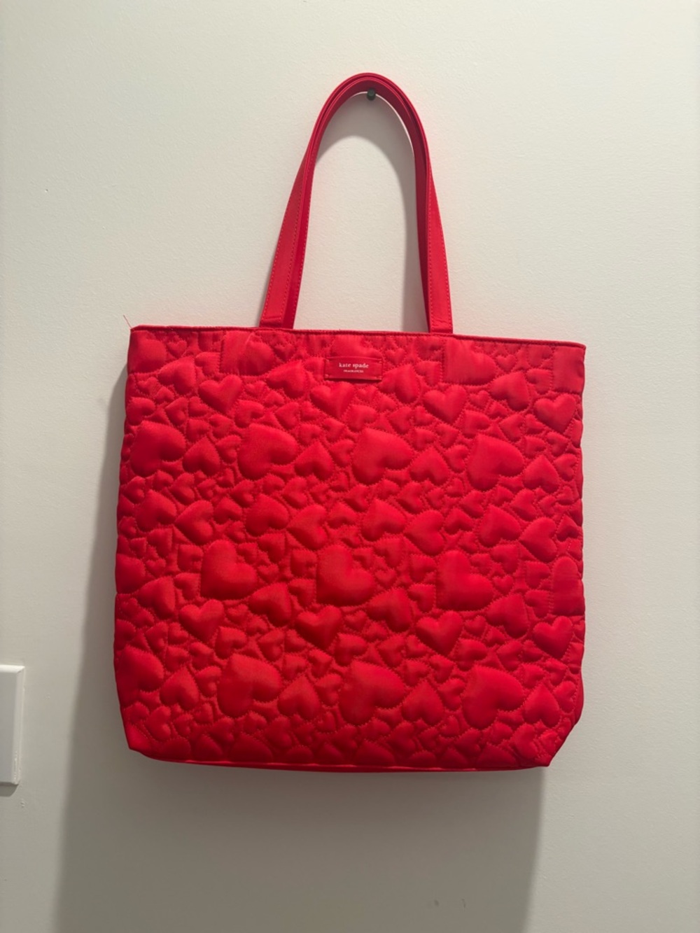 kate spade Quilted Heart Red Tote